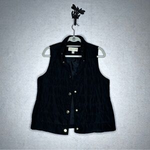 Michael Michael Kors Black Quilted Puffer Vest – Size M